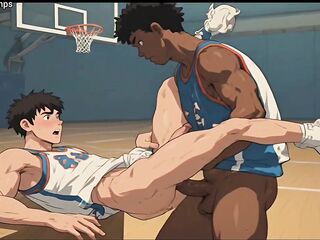 Interracial Basketball Player Anal compilation Cartoon Hentai Animation