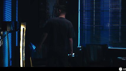 Ebony Bitch Frozen in Time While Roughly Fucked Then Stuffed With Thick Creampie Load