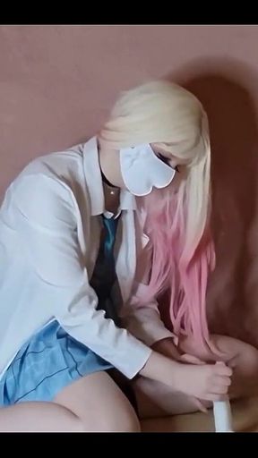 Marin Kitagawa Enjoys Lubed up Feet and Dildo Fucking