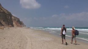 an israeli gay couple go to the sea and have sex at sea
