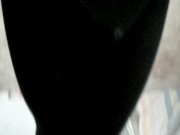 Piss-pee black leggings_jessykyna crossdresser