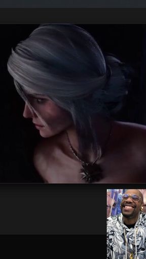 Transgender Ciri Silently Jerking off as She Smiles at You