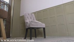 Miss Kenworthy Leglock Hairbrush Boots Spanking!!