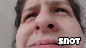 Two Days of Nose Blowing: Chubby Girl Sneezes and Blows Nose Compilation POV