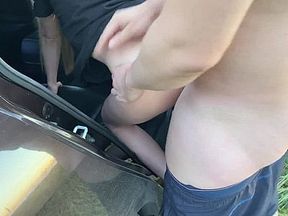 Husband roughly screws his wife's sister from behind