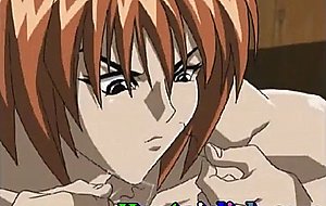 Virgin hentai gay twink got bj and bareback fucked