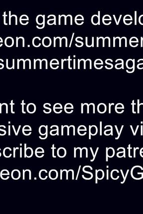 Summertime saga: his new roommate is a hot MILF with big boobs ep 124