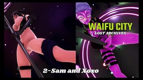 waifu city lost archives, sam and xoxo