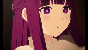 Fern Masturbating between boobs