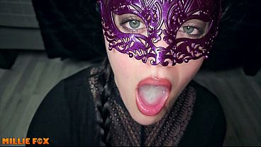 Her Husband Has Been Saving Up Cum For 4 Days And She Swallows The Big Load