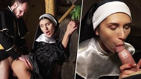Obedient Nun MILF Teen Anal Blowjob Priest Absolution
