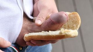 A special hot dog surprise for Shay