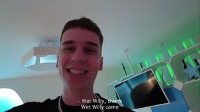 Backstage -Newbie Mila Ray and her first time in porn 1on1 with Monster cock