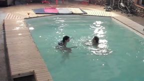 MILFS in the pool (Oral and Pussy Pump)