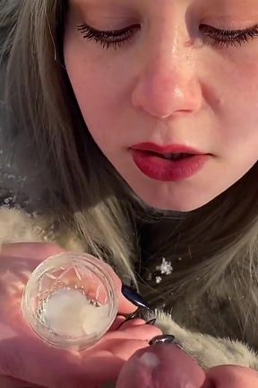 Slavic Core - Frozen Cum-load Drinking - Vilu Vidish Cut Clip