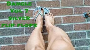 silver flip flops - Shoe Dangle Volume 7 ***wmv**