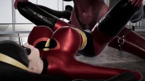Succubus With Adult Violet Parr (the Incredibles)