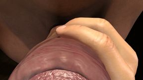 Playing with 2 Futa Dickgirl Dicks in POV