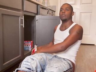 Large Ass Black Bangs Maintenance Guy * Squirting *