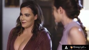 Curious Mature Woman Explores Intimate Connection with Young Partner