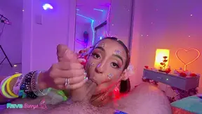 Sasha Tatcha Rides Brian Omally Hard, Then He Cums Inside Her!