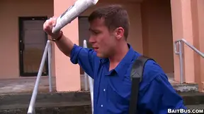 Blindfolded Gay Guy Fucking a Stranger