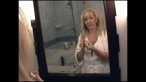 Dildo fun in Vegas shower