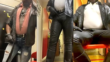 Sexy Leather Jeans & Tight Shirts Dom Dad Smoke Bate