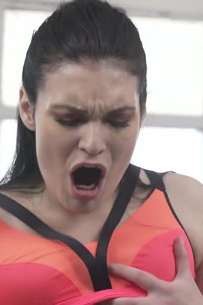 Hannah Vivienne takes a hard pounding at the gym