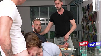 Jolly Reunion Leads To Swapping Twink Step Sons