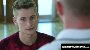 DisruptiveMovie.com - Doctor Brian Bonds raw anal stretches twink Trevor Harris' tigh