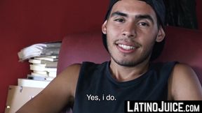 My thick horny cock explored sweet latino Brunos deep ass hole