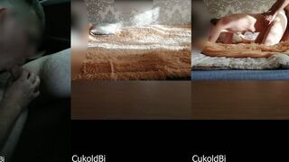 CukoldBi's hot bisexual sex tape ends with his getting fucked hard by his new boyfriend