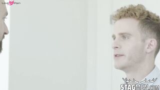 Adam Snow smashed Bastian Karim and Dylan Tide with his veiny meat
