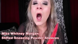 Whitney Morgan: Stifled Sneezing Powder Sneezes