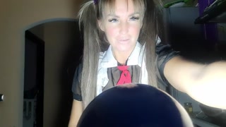 Sit on her face with a full pussy of a sperm and fucked with a strap-on for a bad lick