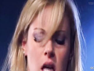 Golden-haired Slim Teen Samantha Ryan Gets Fucked in Her Shaggy Cunt by Typ at a Swinger Club