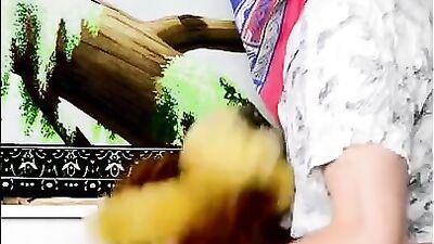 Freaky masked twink is pushing his cock in stuffed toy