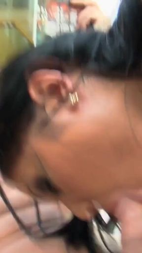 Brunette skinny babe get hardcore creampie threesome MMF   Clip 1