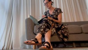 Aunty Tahlia's foot fetish domination therapy