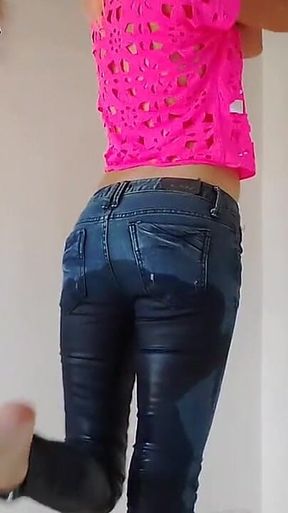 Blue Jeans Wetting and Squirting