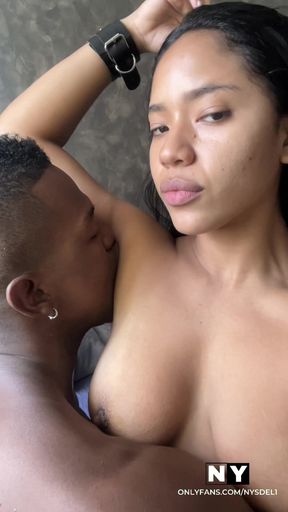 He Plays a Little with My Armpits and My Nipples - Amateur Couple - Nysdel