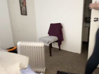 The fresh Maid came to Work Wearing Gym Raiment (FETISH)