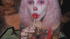 Cute Pink Clown Oral Fixation
