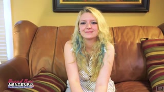 Petite Blonde Chelsie R Gets Banged And Eats A Big Cum Shot!