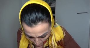 Curious Stepmom in Hijab Explores Temptation with Her Stepson - A Captivating Fantasy!