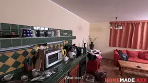 HomemadeXXX - Married Redhead with Huge Melons Tammy Jean uses Handyman's Big Tool