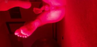 Guy During Red Light Treatment
