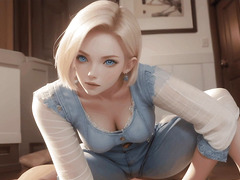 ai generated android 18 dragon ball xhsqisu