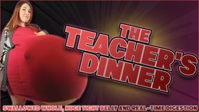 The Teacher's Dinner - Bedroom Detention Vore - Naughty Student Swallowed Whole, Huge Tight Belly and Real-Time Digestion